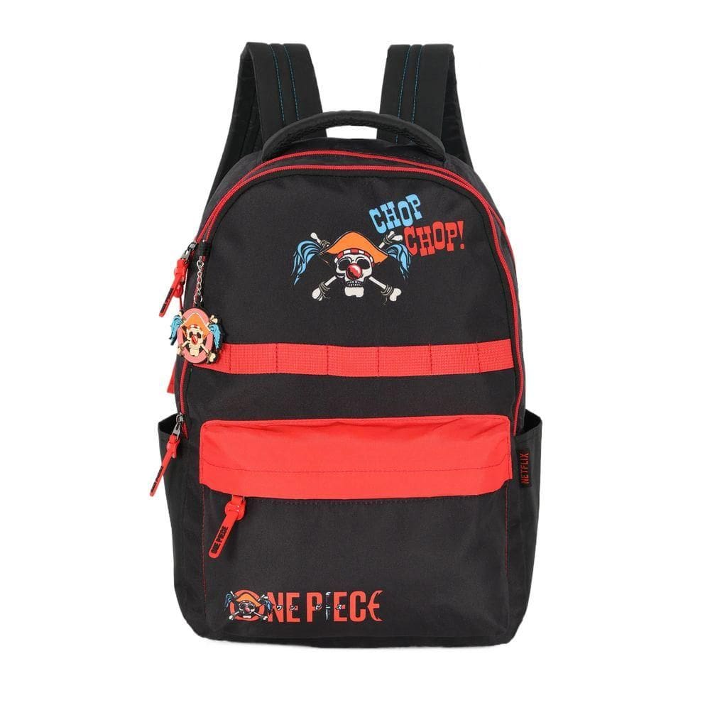Mochila Escolar One Piece MS49431OP Vermelho - Luxcel