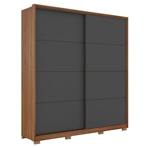 Guarda Roupa Casal Belga 2 Portas Deslizantes com Pés - Demartêz