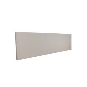 Cabeceira Estofada King 1 Bloco Não é Segredo Veludo Austin Cru 195x60