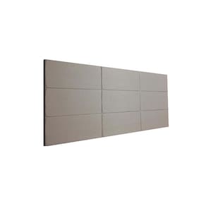 Cabeceira Estofada King 9 Blocos Não é Segredo Suede Animale Bege 195x90