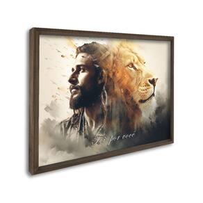 Quadro Decorativo Religioso Foi por Você Laranja com 1 Tela Cm de Parede para Escritório Banheiro Ha Marrom
