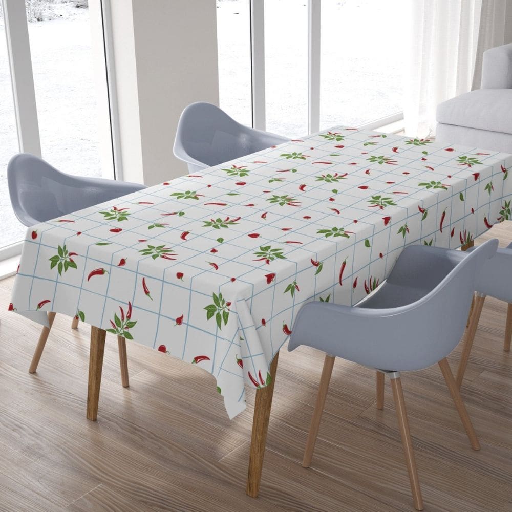 Toalha de Mesa Quadrada - 0 4 Lugares - Coleção Donna Branco