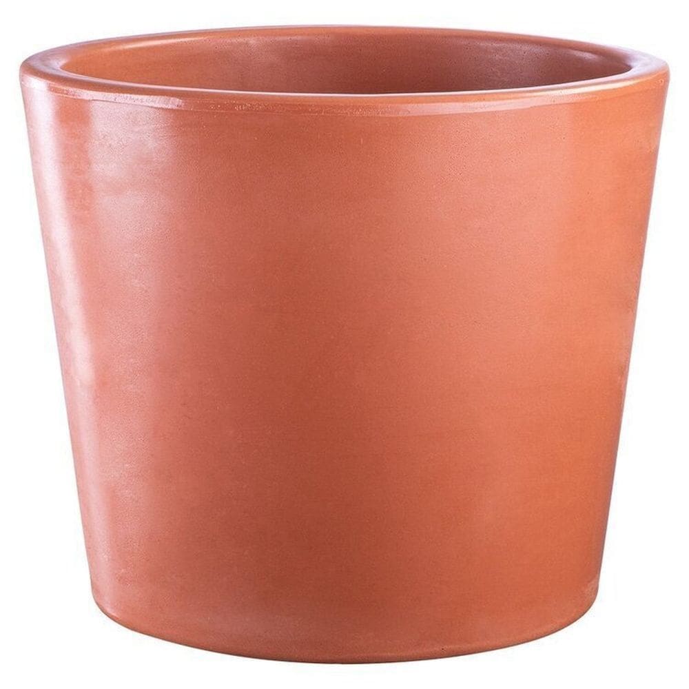 Conjunto de 10 Vasos Decorativo para Plantas Reto Badi 28 Marrom