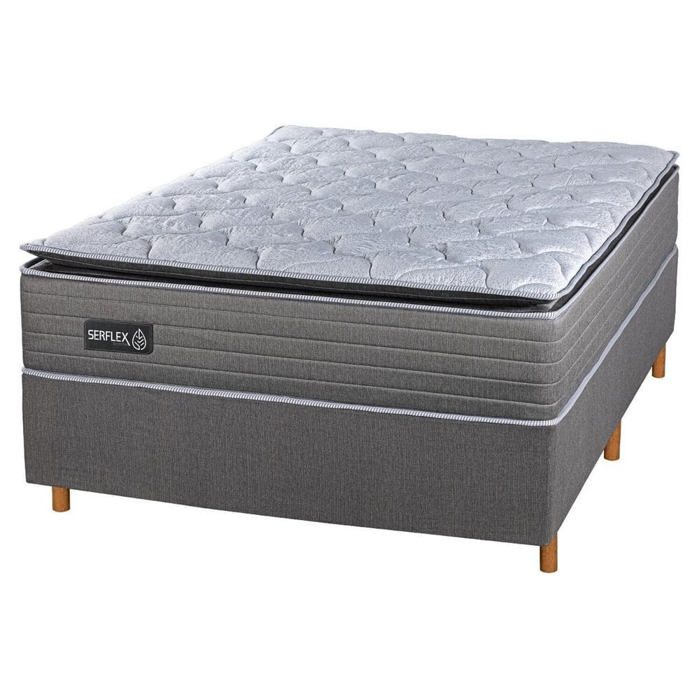 Box Porto Casal 0,88cm X 1,88cm X 0,24cm Cinza Claro