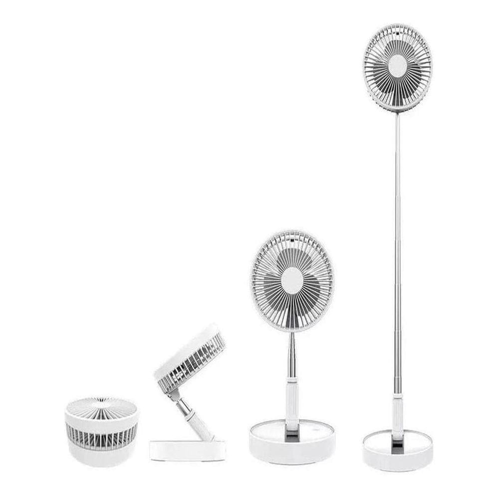 Ventilador Silencioso Dobrável Portátil Recarregável Usb