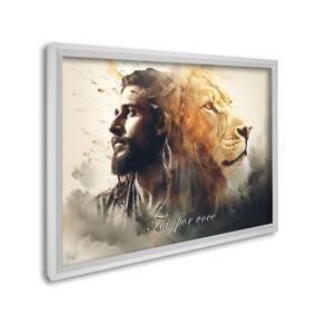 Quadro Decorativo Religioso Foi por Você Laranja com 1 Tela Cm de Parede para Escritório Banheiro Ha Branco