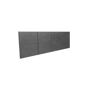Cabeceira Estofada King 8 Blocos Não é Segredo Suede Animale Cinza 195x60