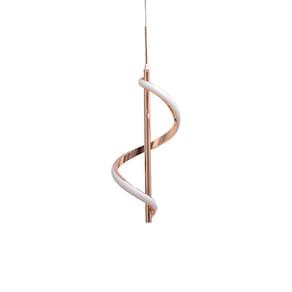 Lustre Pendente Nitrolux LP-601A Rose Gold Led Bivolt