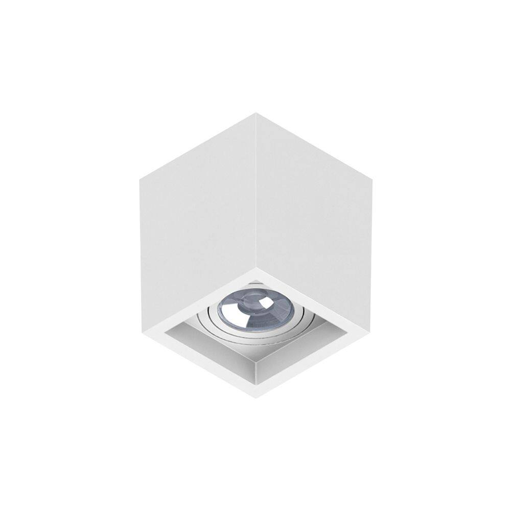Spot De Sobrepor Boxit Recuado Quadrado Save Energy Par 20 E27 Bivolt