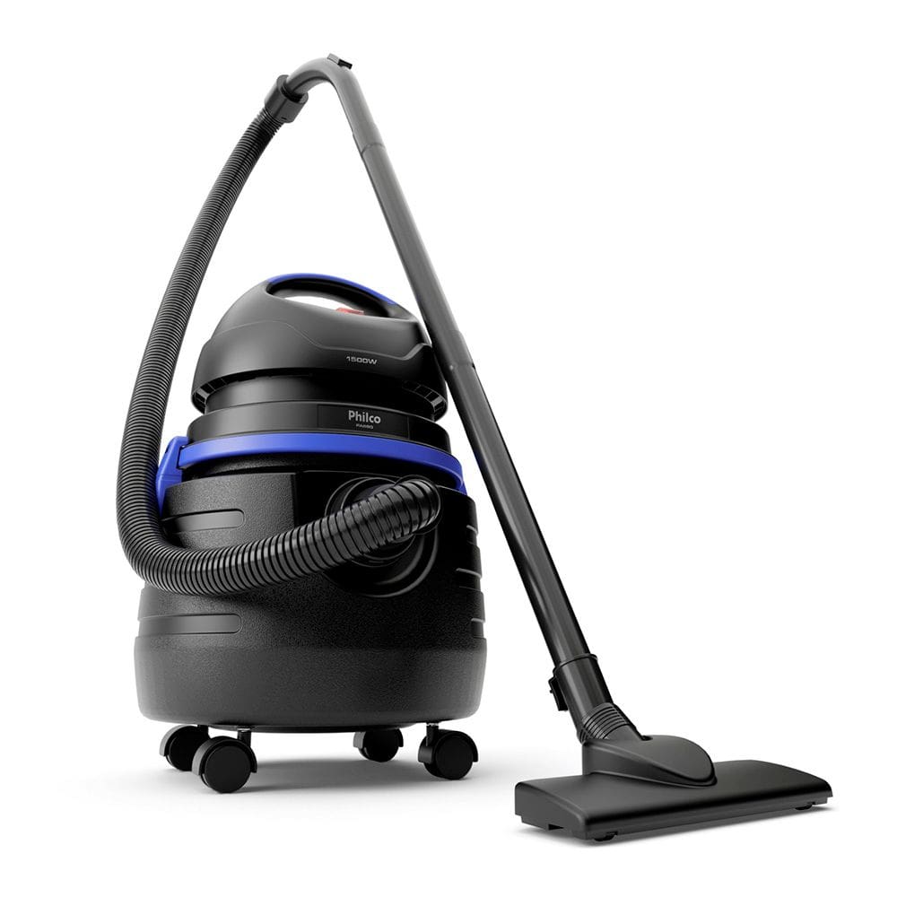 Aspirador de Pó e Água Philco PAS80 20 Litros Preto / Azul - 220V