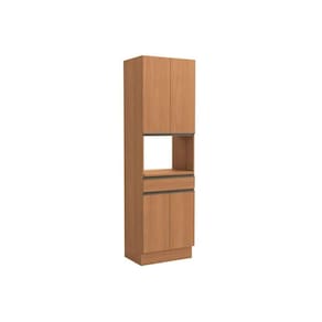 Paneleiro De Cozinha Modulado Maxxi G751 C- 4 Portas 1 Gaveta E 1 Nicho P- Forno 70cm Canela - Kappesberg