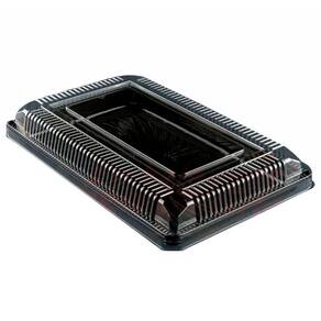 Kit Com 10 Bandeja Retangular Preta G 72m Galvanotek Preto