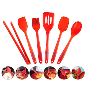 Kit Utensílios Cozinha Silicone 6 Peças Espátula Duralar