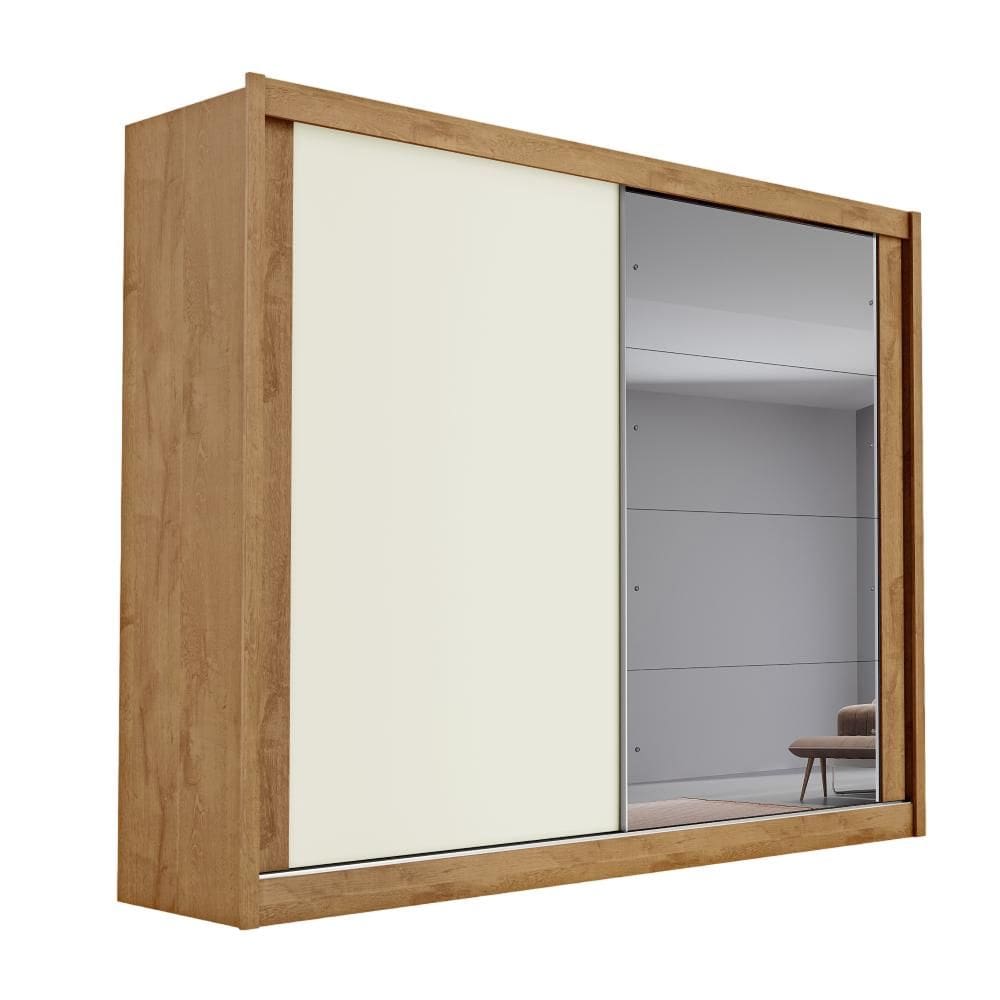 Guarda Roupa Creta 1 Porta Espelhada MDF - Móveis Europa