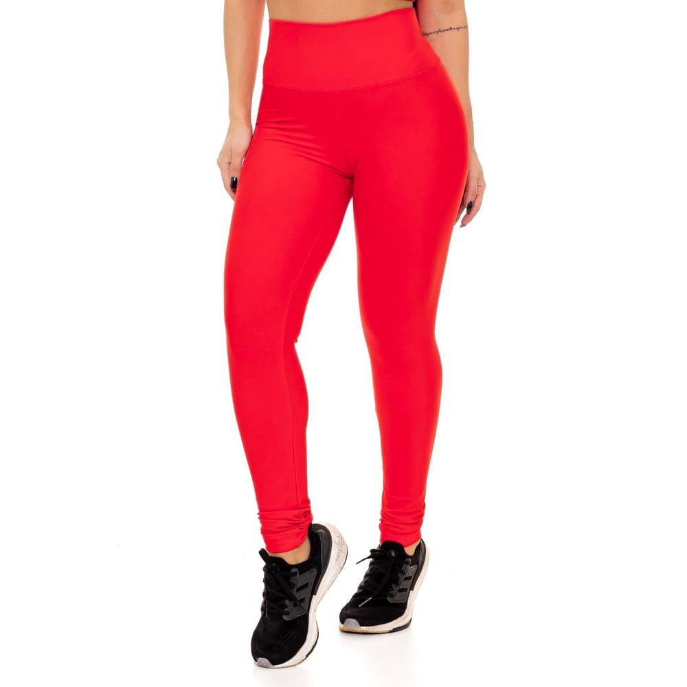 Calça Legging Básica Fitness em Poliamida