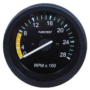 Tacometro 12v 85mm Universal 1200 Rpm Tu301236