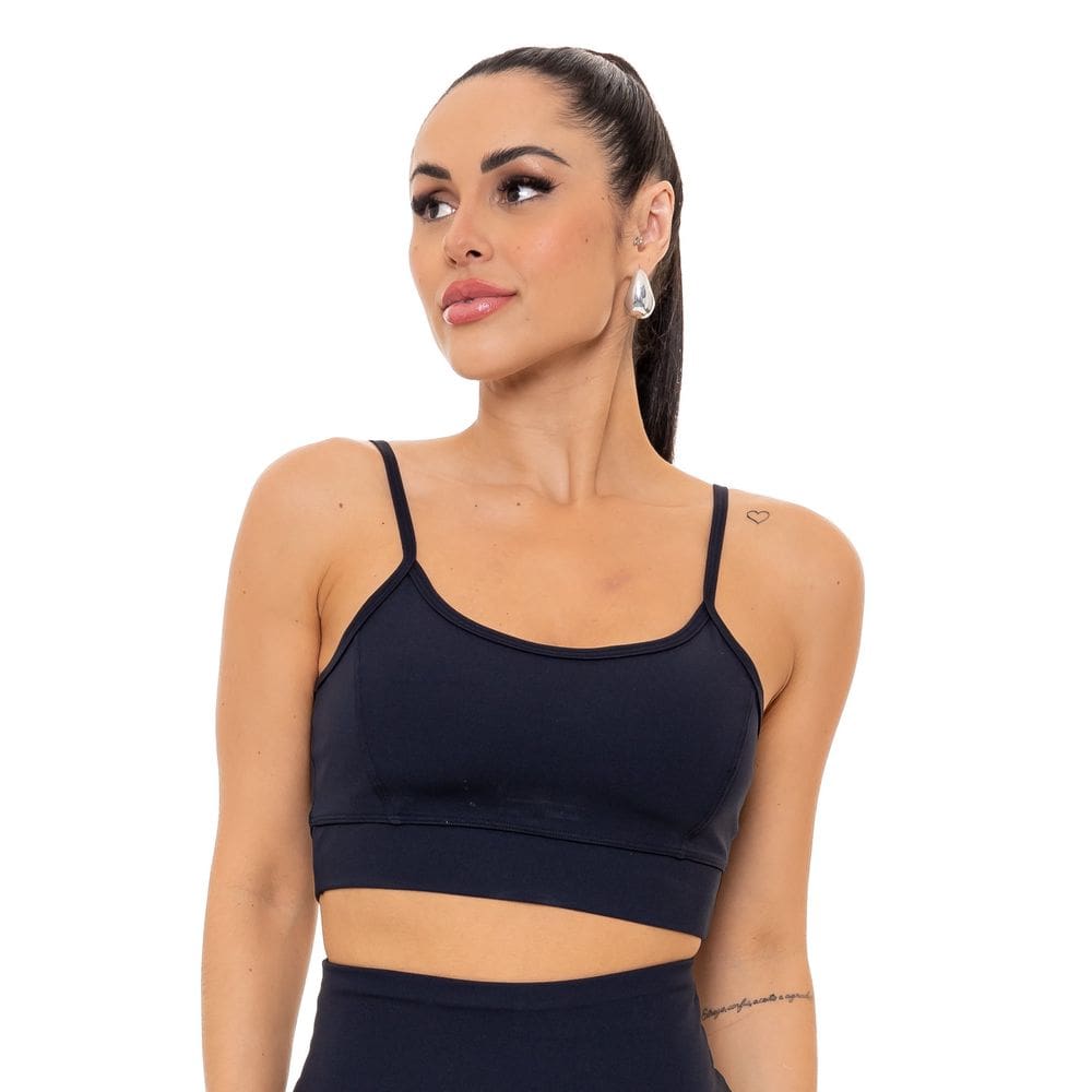 Top Básico Fitness em Poliamida