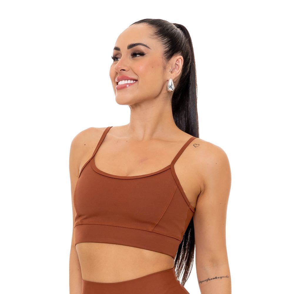 Top Básico Fitness em Poliamida