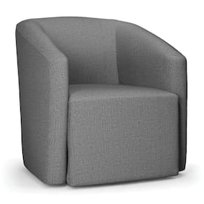 Poltrona Decorativa Orgânica Stella Max Linho Grafite D03 - D`Rossi