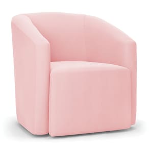 Poltrona Decorativa Orgânica Stella Max Suede D03 - D`Rossi