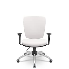 Cadeira Altrix Espaldar Alto Vinil Branco