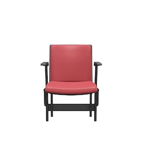 Cadeira Audiplax Esportiva Vinil Vermelho Metal Preto