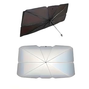 Cobertura Guarda Sol de Carro, Para-Brisa, Dobrável, Proteção UV, Preto
