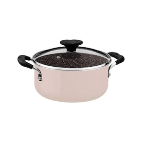 Caçarola Tramontina Tunis Em Alumínio 24 Cm 4,8 L Cerâmico Rosa Trufado