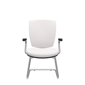 Cadeira Altrix Aproximação Espaldar Alto Vinil Branco