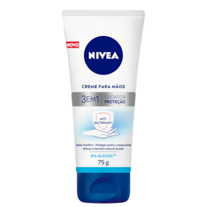 NIVEA Ação Antibacteriana 3 em 1 - Creme para Mãos 75g