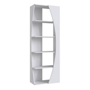 Estante Livreiro Multiuso 05 Prateleiras Branco Proddy