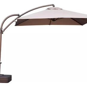 Ombrelone Lateral Guarda-sol Quadrado 270x270cm Com Base