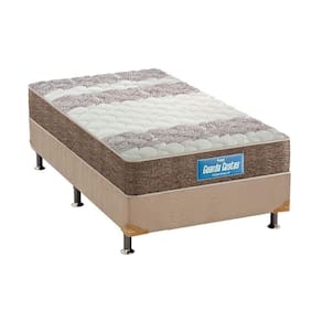 Cama Box Solteiro: Colchão Espuma D33 Probel /Ep Anatômico Guarda Costas Plus + Base Clean(88X188)