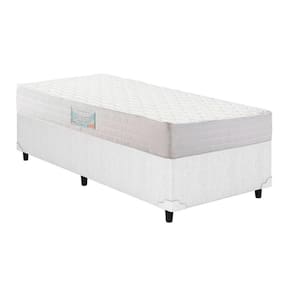Cama Box Solteiro: Colchão Espuma Herval D28/Ag65 Droom + Base Crc Courano White(88X188)