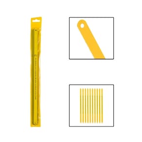 Jogo De Serras De Aço Carbono 12" X 1/2" 24 Dentes 10 Pçs