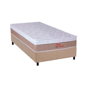 Cama Box Solteiro: Colchão Ortopédico Orthoflex Foggia Premier Euro Pillow+ Base Clean(88X188)