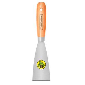 Espátula Rígida 6 cm em Aço Carbono com Cabo de Madeira - Tramontina 77394065