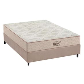 Cama Box Casal: Colchão Anatômico Probel Ag65 Force Extreme + Base Crc Suede Clean(138X188)
