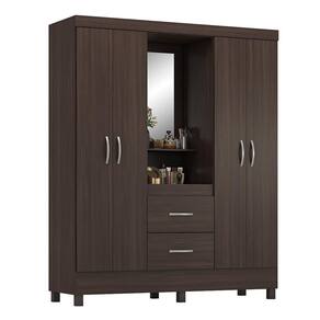 Guarda Roupa Capelinha Lord 4 Portas com Espelho - Demóbile
