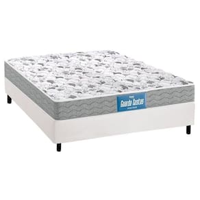Cama Box Casal: Colchão Ortopédico Probel D33/Ep Próintense + Base White(138X188)