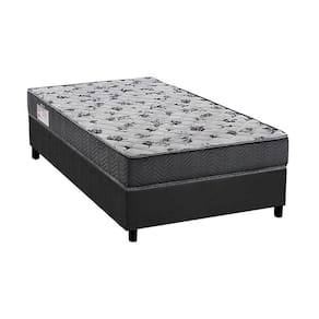 Cama Box Solteiro: Colchão Ortopédico Ortobom D33/Ep Iso 100 Ultra Firme + Base Gray(78X188)