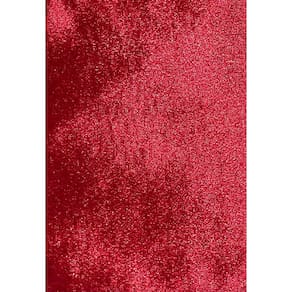 Tecido Veludo Cristal cor Vermelho 1mt x 140cm Não é Segredo