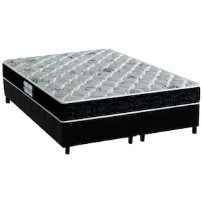Cama Box King: Colchão Anatômico Probel D45/Ep Advanced Tech2000 + Base Crc Suede Black(193X203)