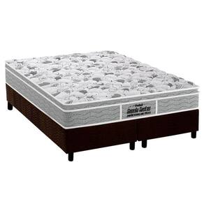 Cama Box Queen: Colchão Ortopédico Probel D45/Ep Guarda Costas Próextreme Plus + Base Brown(158X198)