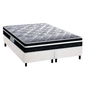 Cama Box Queen: Colchão Anatômico Probel D33/Ep Advanced Tech1500 Plus + Base White(158X198)