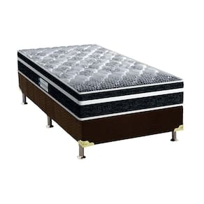 Cama Box Solteiro: Colchão Ortopédico Probel D33/Ep Anatômico Tech1500 Plus + Base Brown(88X188)