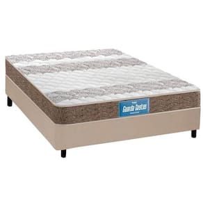 Cama Box Casal: Colchão Espuma D33 Probel /Ep Double Face + Base Clean(138X188)