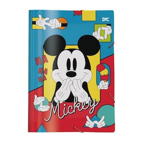 Pasta Aba Elástica A4 Mickey Disney Dac