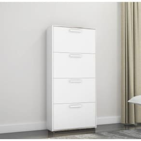 Sapateira Organizador Lunna 4 Gavetas - 1,50x65cm Branco