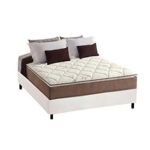 Cama Box Casal: Colchão Espuma Anjos D28/ Ag65 Star + Base Crc Courano White(138X188)